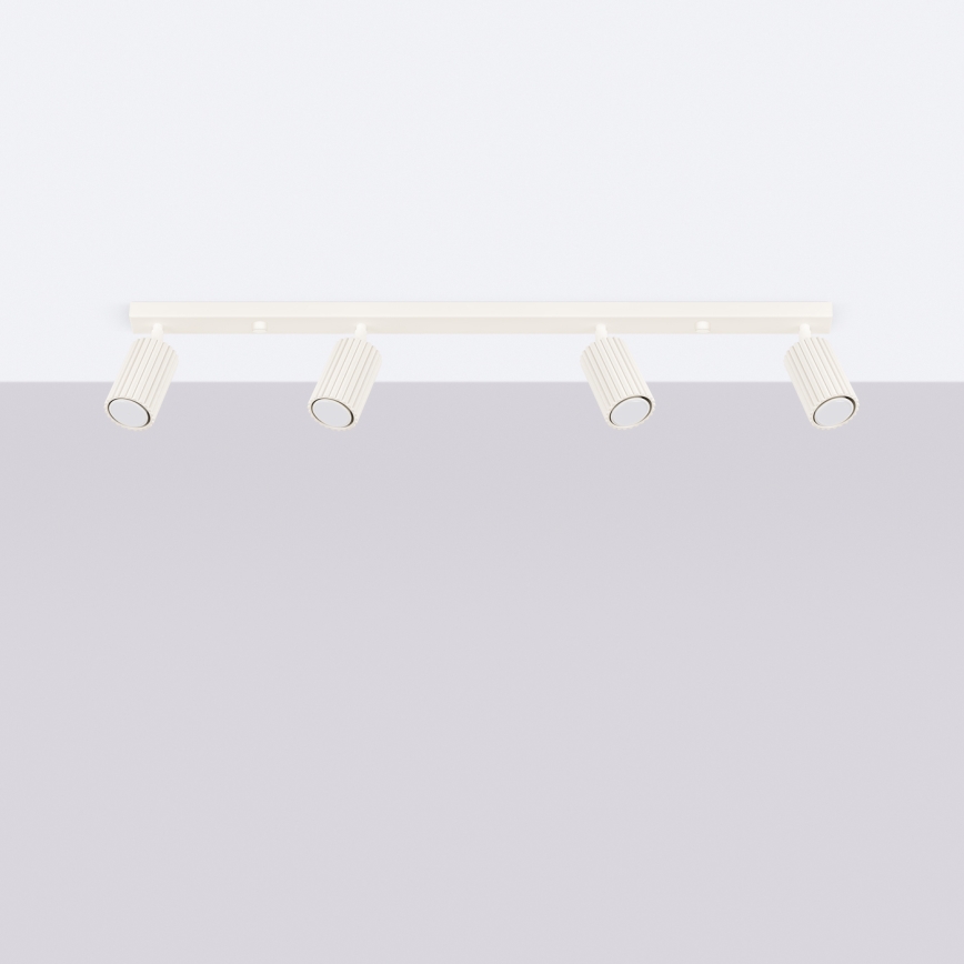 Brilagi - LED punktveida gaismeklis CRESTO 4xGU10/10W/230V krēmkrāsā