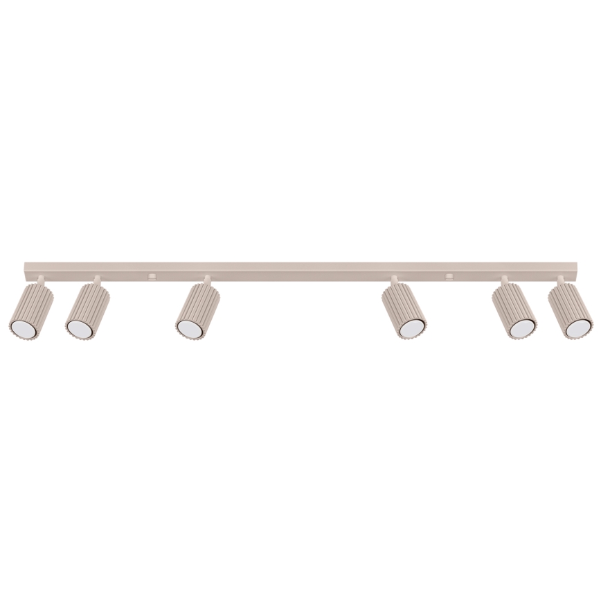 Brilagi - LED punktveida gaismeklis CRESTO, 6x GU10, 10 W, 230 V, taupe