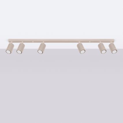 Brilagi - LED punktveida gaismeklis CRESTO, 6x GU10, 10 W, 230 V, taupe