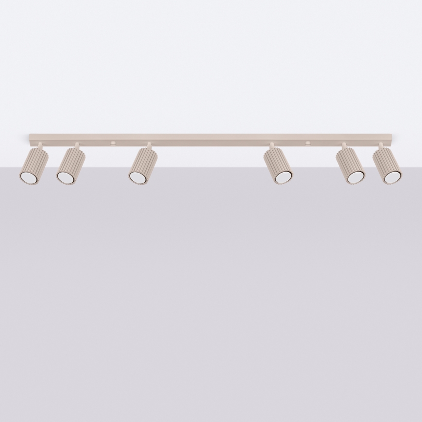 Brilagi - LED punktveida gaismeklis CRESTO, 6x GU10, 10 W, 230 V, taupe