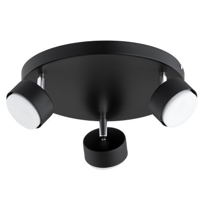 BRILAGI - LED punktveida gaismeklis MONO 3xGX53/30W/230V, melns