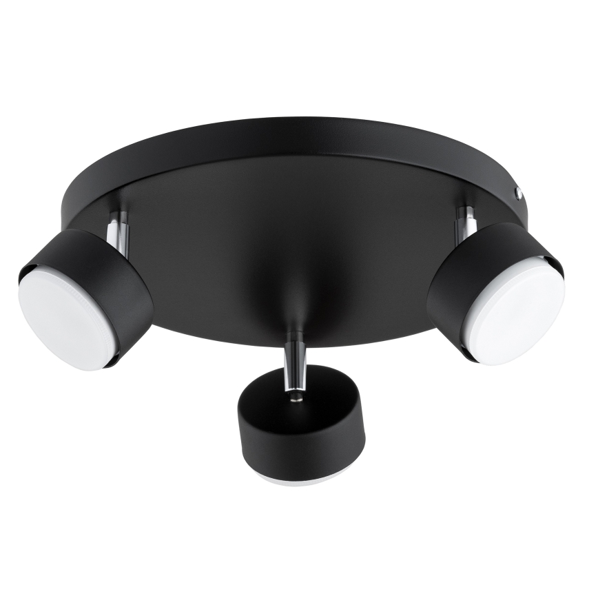 BRILAGI - LED punktveida gaismeklis MONO 3xGX53/30W/230V, melns
