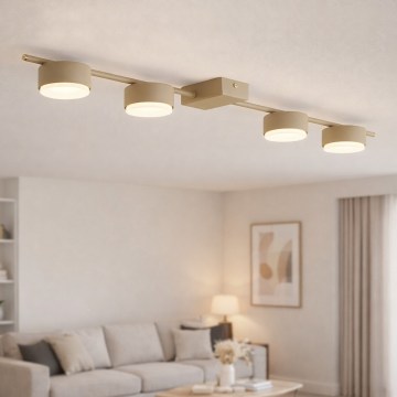 Brilagi - LED punktveida gaismeklis MONO 4xGX53/12W/230V bēšs