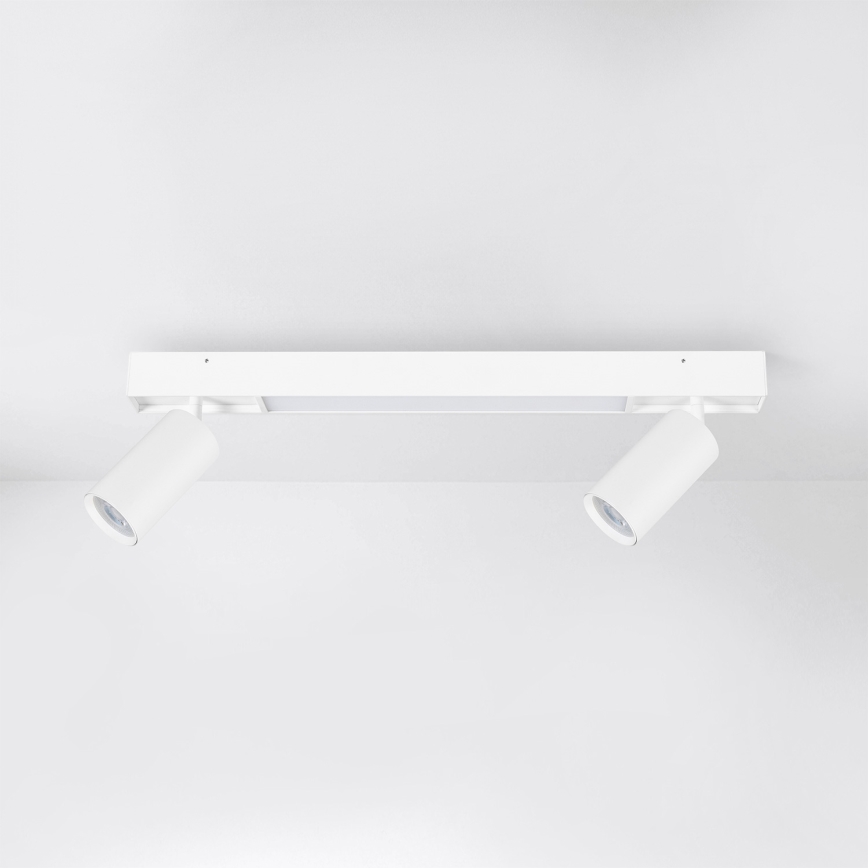 Brilagi - LED punktveida gaismeklis SELE 2xGU10/30W/230V + LED/15W balts