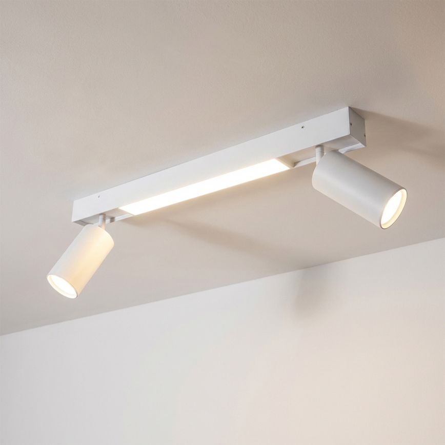 Brilagi - LED punktveida gaismeklis SELE 2xGU10/30W/230V + LED/15W balts