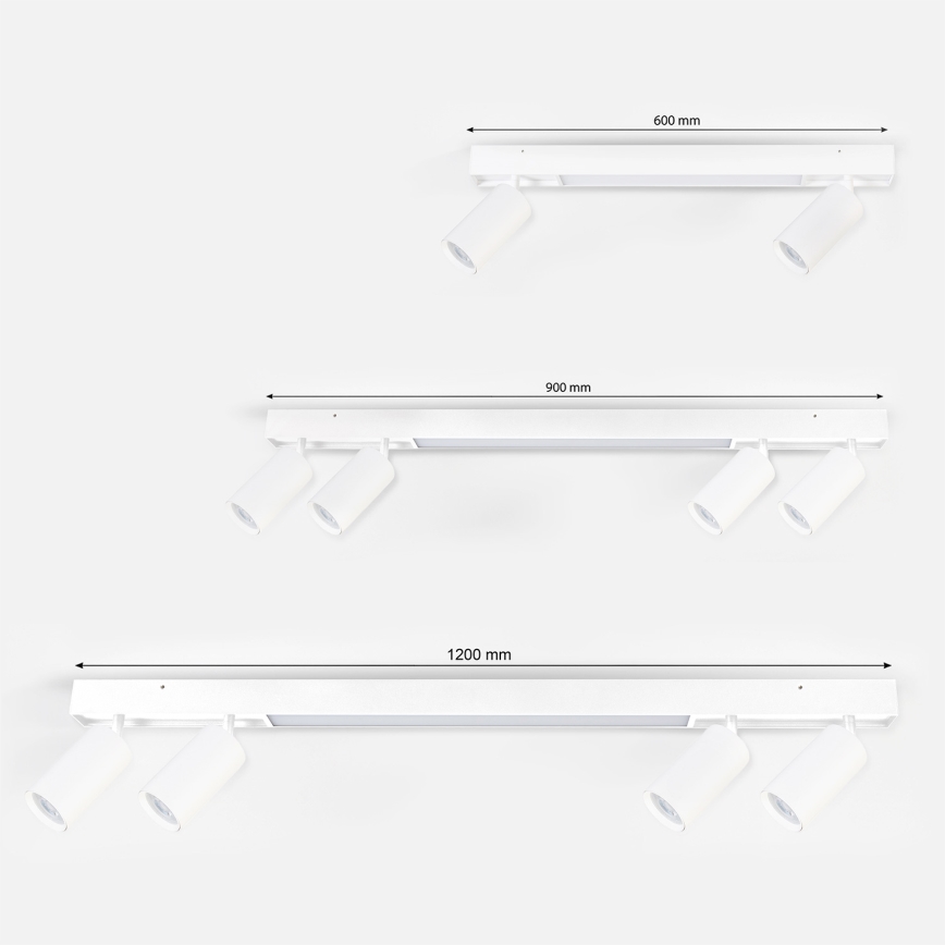 Brilagi - LED punktveida gaismeklis SELE 2xGU10/30W/230V + LED/15W balts