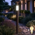 BRILAGI - LED regulējama āra lampa ELIA 1xE27/6W/230V 2700-6500K IP44 Wi-Fi 100 cm antracīts