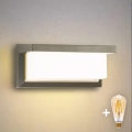 Brilagi - LED regulējama āra sienas lampa BRICKY 1xE27/6W/230V 2700-6500K IP54 pelēka