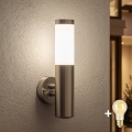 BRILAGI - LED regulējamā āra sienas lampa ELIA 1xE27/6W/230V 2700-6500K IP44 Wi-Fi matēts hroms