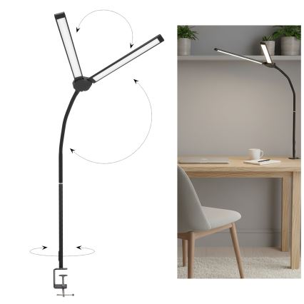BRILAGI - LED regulējama galda lampa USB VARIO LED/14W/5V 3000-6000K melna