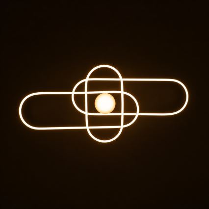 BRILAGI - LED dimējams griestu gaismeklis APOLLO LED/58W/230V 3000-6500K 43,2x101,2 cm melns + tālvadība