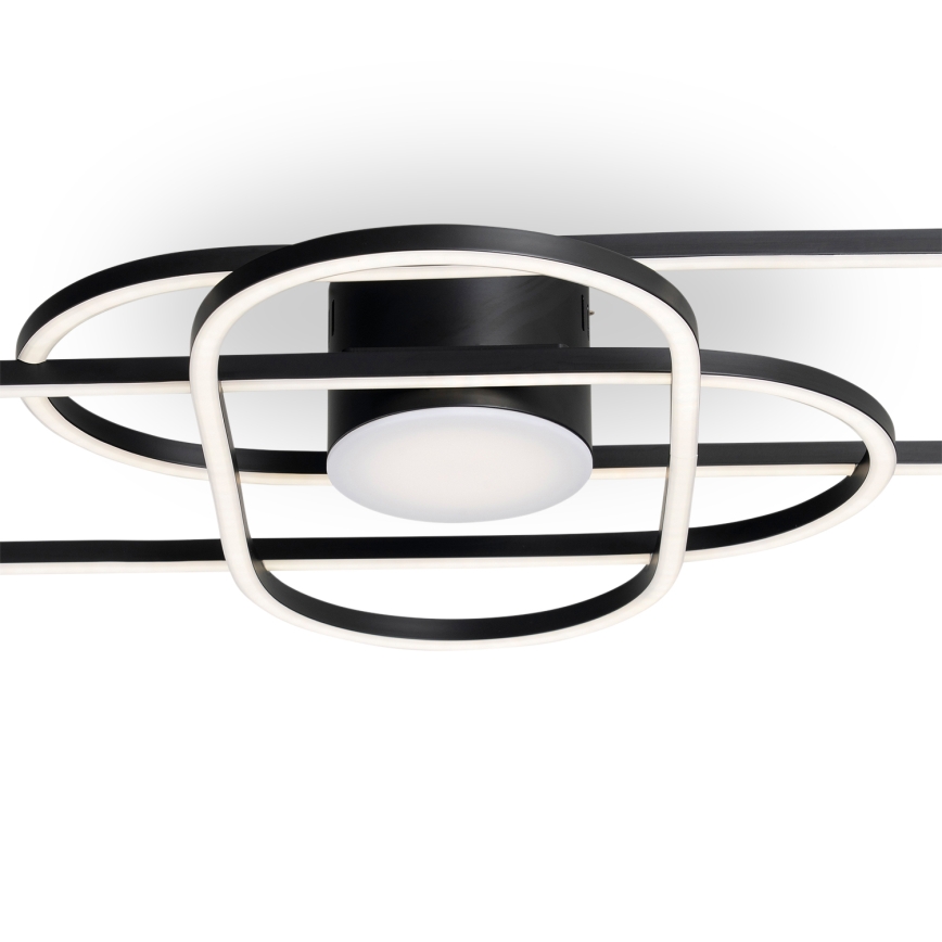 BRILAGI - LED dimējams griestu gaismeklis APOLLO LED/58W/230V 3000-6500K 43,2x101,2 cm melns + tālvadība