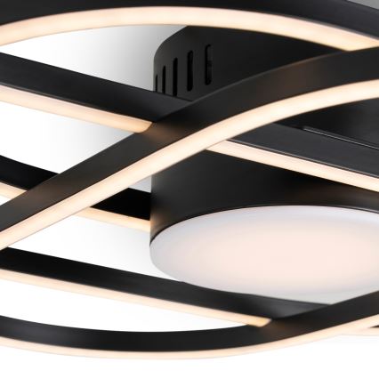 BRILAGI - LED dimējams griestu gaismeklis APOLLO LED/58W/230V 3000-6500K 43,2x101,2 cm melns + tālvadība