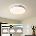 Brilagi - LED regulējama griestu lampa CORVO LED/54W/230V 3000-6000K, balta, diam. 40 cm + tālvadības pults
