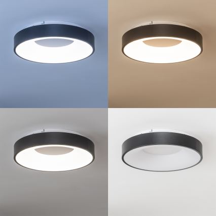 Brilagi - LED dimējama griestu lampa FALCON II LED/67W/230V 3000-6500K Ø 40 cm melna + ar tālvadības pulti