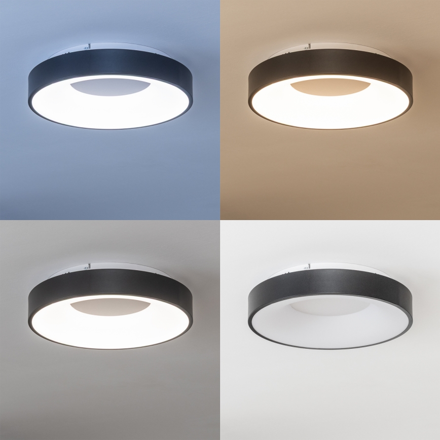 Brilagi - LED dimējama griestu lampa FALCON II LED/67W/230V 3000-6500K Ø 40 cm melna + ar tālvadības pulti