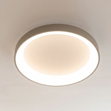 BRILAGI - LED aptumšojams griestu gaismeklis FALCON II LED/99W/230V 3000-6500K Ø 60 cm balts/bēšs + ar tālvadības pulti