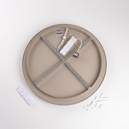 BRILAGI - LED aptumšojams griestu gaismeklis FALCON II LED/99W/230V 3000-6500K Ø 60 cm balts/bēšs + ar tālvadības pulti