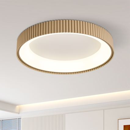 BRILAGI - LED regulējama griestu lampa FALCON MODERN LED/54W/230V 3000-6500K 60 cm bēša + ar tālvadības pulti