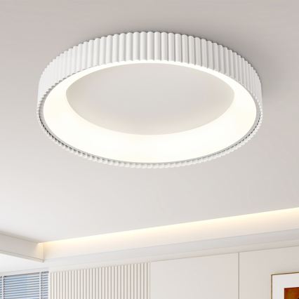 BRILAGI - LED griestu gaismeklis ar regulējamu spilgtumu FALCON MODERN LED/54W/230V 3000-6000K Ø 60 cm balts + ar tālvadības pulti