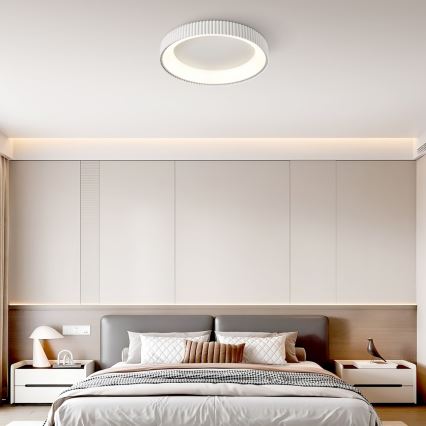 BRILAGI - LED griestu gaismeklis ar regulējamu spilgtumu FALCON MODERN LED/54W/230V 3000-6000K Ø 60 cm balts + ar tālvadības pulti