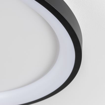 Brilagi - LED dimmējamais griestu gaismeklis FALCON SLIM LED/42W/230V 3000-6500K Ø 50 cm melns + tālvadības pults