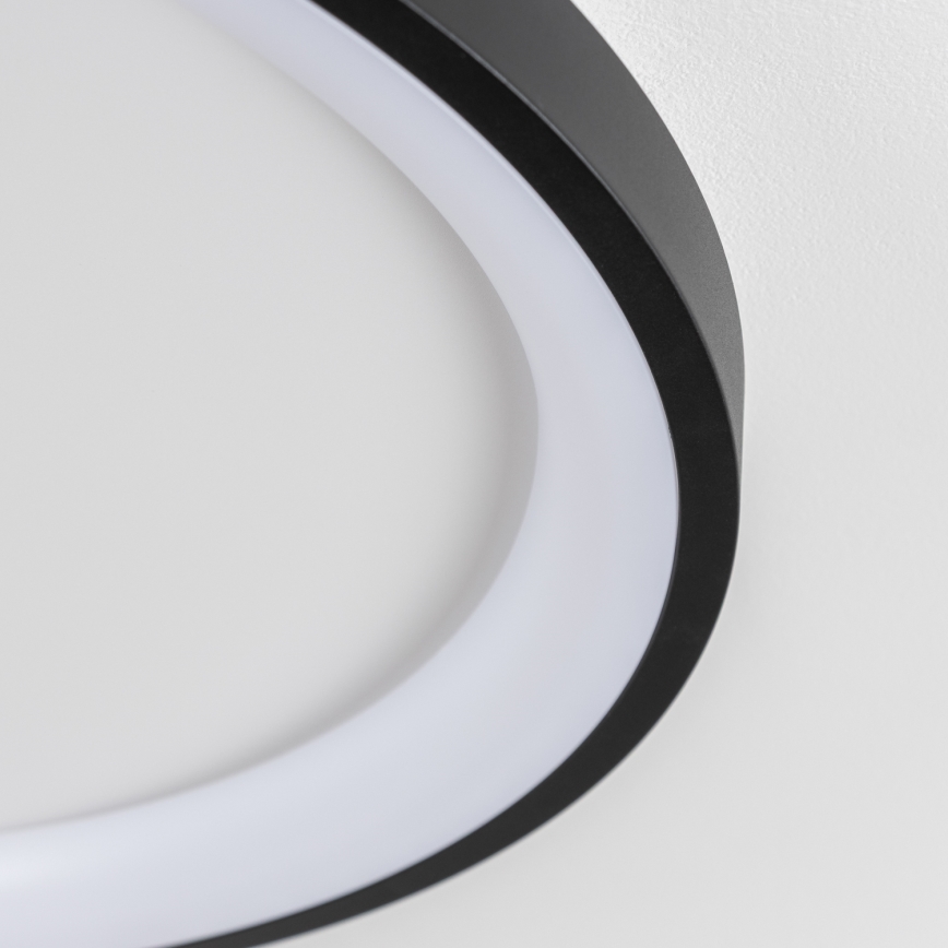 Brilagi - LED dimmējamais griestu gaismeklis FALCON SLIM LED/42W/230V 3000-6500K Ø 50 cm melns + tālvadības pults