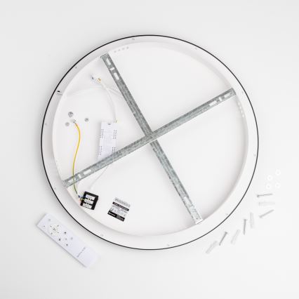 Brilagi - LED dimmējamais griestu gaismeklis FALCON SLIM LED/42W/230V 3000-6500K Ø 50 cm melns + tālvadības pults