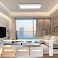 Brilagi - LED Regulējama griestu lampa FRAME SMART LED/30W/230V 30x60 cm 3000-6000K IP44 baltā + tālvadības pults