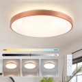 BRILAGI - LED regulējama griestu lampa GLASS POOL DOUBLE LED/80W/230V Ø 60 cm vara krāsā + ar tālvadības pulti