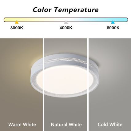 Brilagi - LED dimmējama griestu lampa KREON LED/54W/230V 3000-6000K melna diam. 38 cm + tālvadības pults