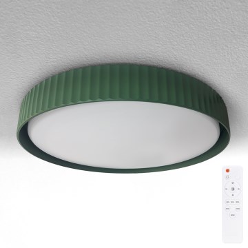 Brilagi - LED regulējama griestu lampa LUCIA LED/48W/230V 3000-6500K Ø 41 cm zaļa + tālvadība
