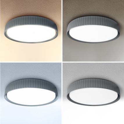 Brilagi - regulējams LED griestu gaismeklis LUCIA LED/60W/230V 3000–6500K Ø59 cm pelēks + tālvadības pults