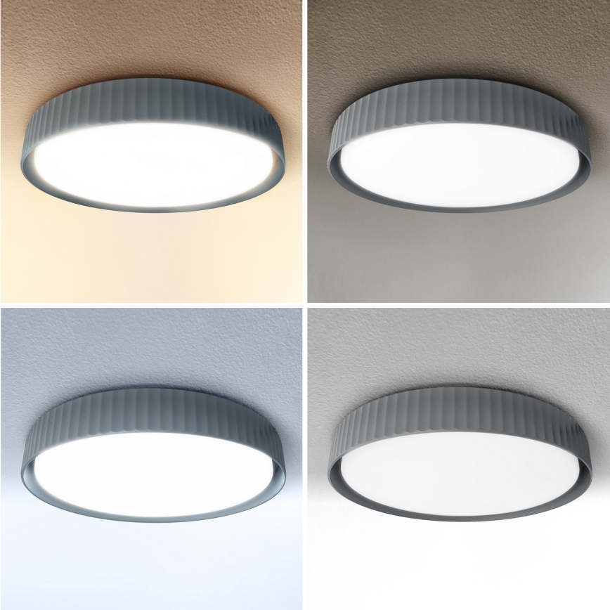 Brilagi - regulējams LED griestu gaismeklis LUCIA LED/60W/230V 3000–6500K Ø59 cm pelēks + tālvadības pults