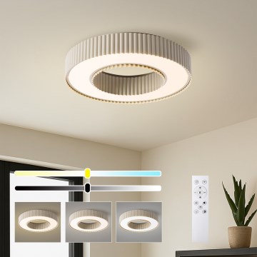 Brilagi - LED regulējama griestu lampa LUMIX LED/48W/230V 3000-6000K bēša Ø 50 cm + ar tālvadības pulti