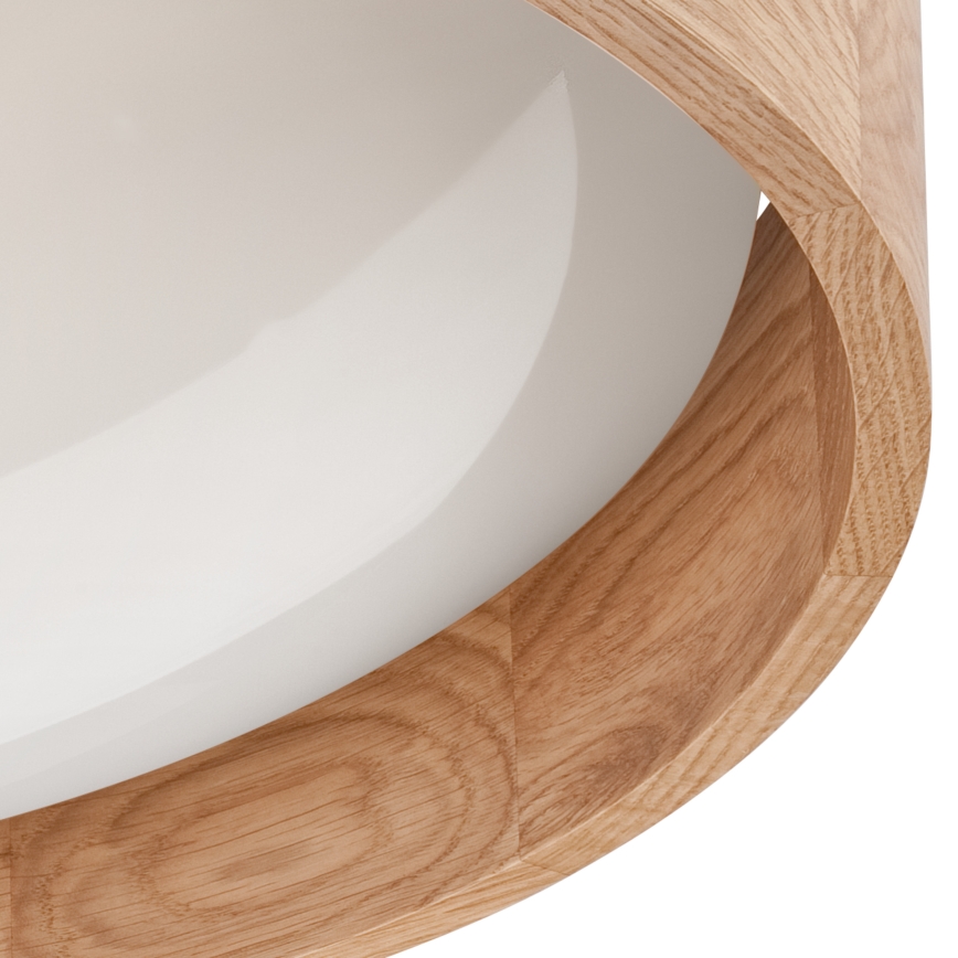 Brilagi - LED aptumšojams griestu gaismeklis MANAROLA LED/24W/230V Ø 42 cm 3000-6500K ozols + tālvadības pults