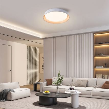 Brilagi - LED aptumšojams griestu gaismeklis ORINO LED/54W/230V 3000-6000K balts Ø 43 cm + tālvadības pults