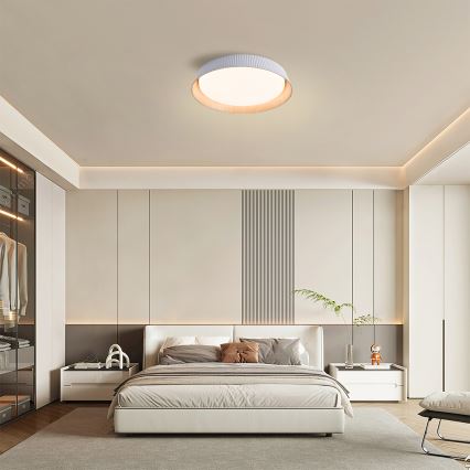 Brilagi - LED aptumšojams griestu gaismeklis ORINO LED/54W/230V 3000-6000K balts Ø 43 cm + tālvadības pults