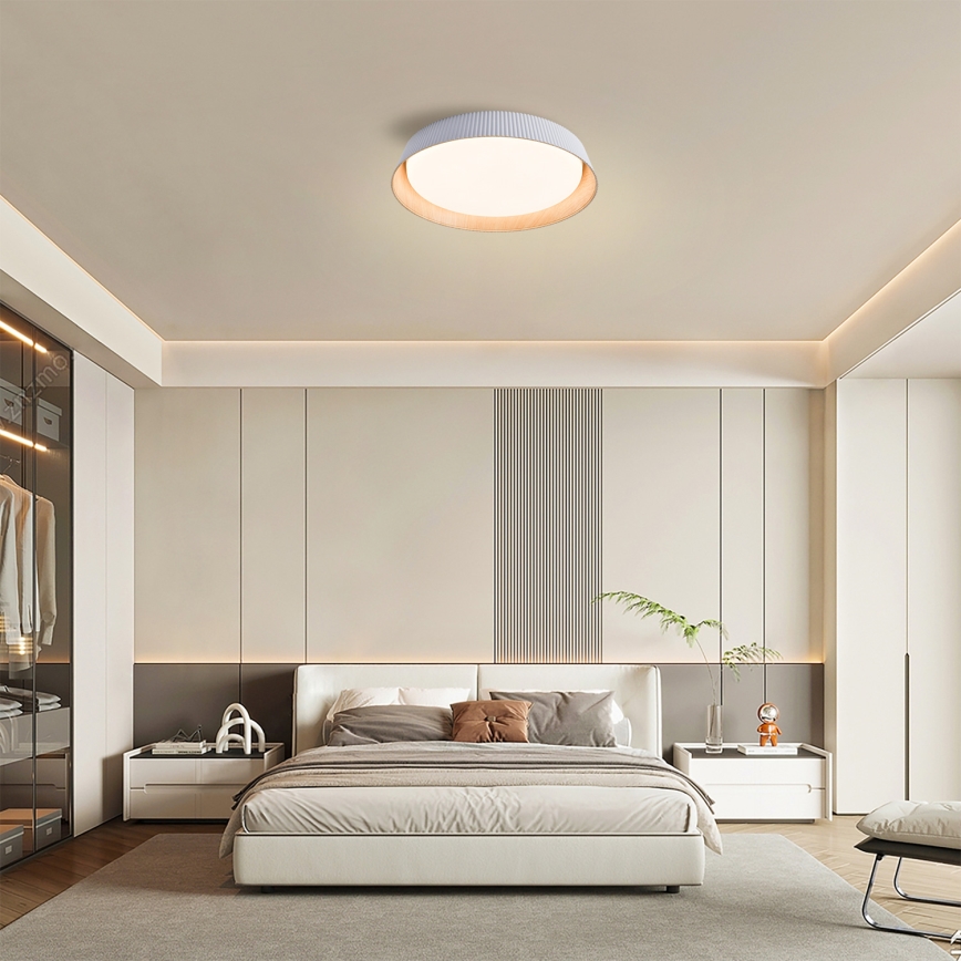 Brilagi - LED aptumšojams griestu gaismeklis ORINO LED/54W/230V 3000-6000K balts Ø 43 cm + tālvadības pults