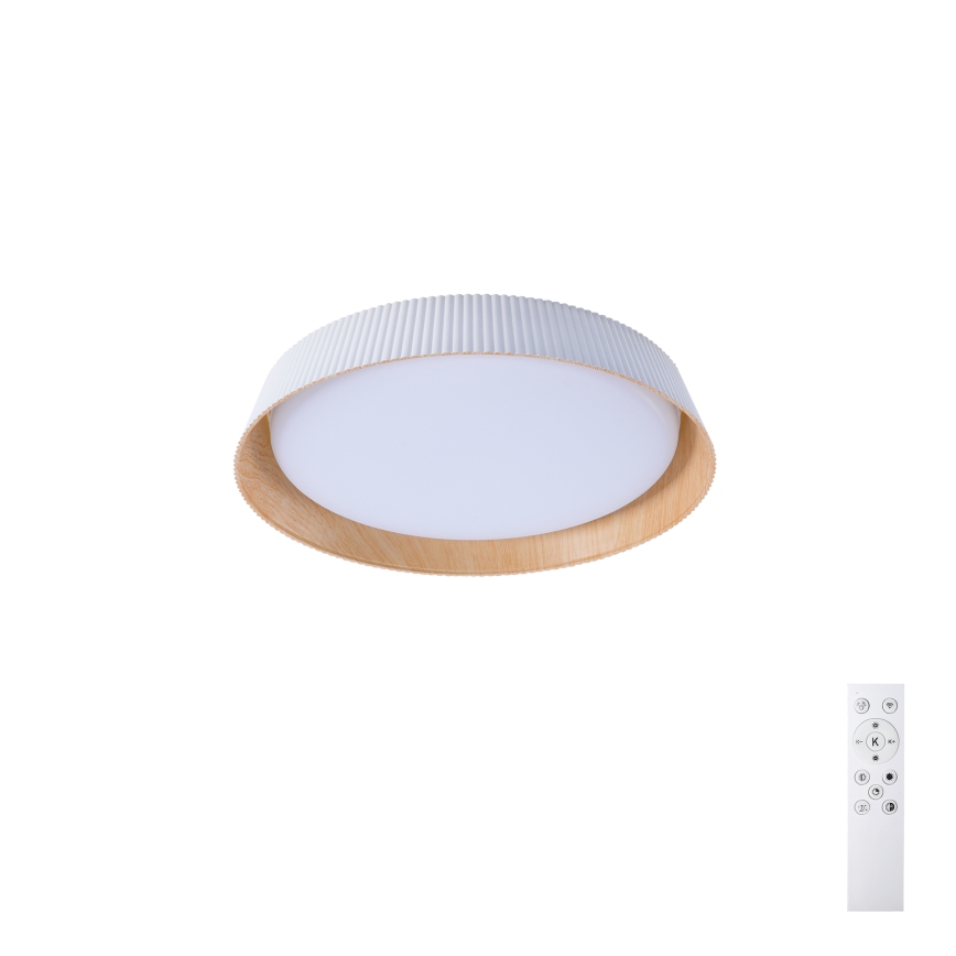 Brilagi - LED aptumšojams griestu gaismeklis ORINO LED/54W/230V 3000-6000K balts Ø 43 cm + tālvadības pults