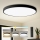 Brilagi - LED regulējama griestu lampa POOL SMART LED/180W/230V 3000-6000K Ø 120 cm Wi-Fi Tuya melna + ar tālvadības pulti