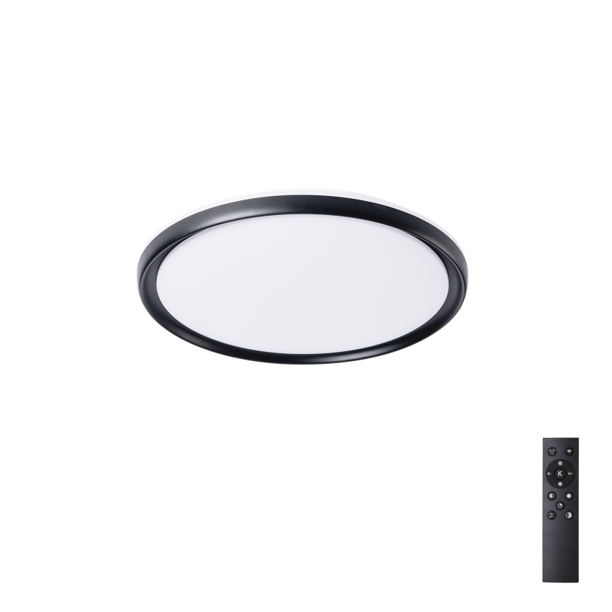 Brilagi - RIVO LED griestu gaismeklis ar regulējamu spilgtumu LED/72W/230V 3000-6000K melns Ø 50 cm + tālvadības pults