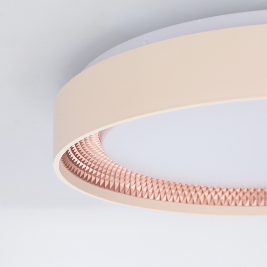 Brilagi - LED regulējams griestu gaismeklis WALDO LED/48W/230V 3000-6500K Ø 40 cm bēša/zelta + ar tālvadības pulti