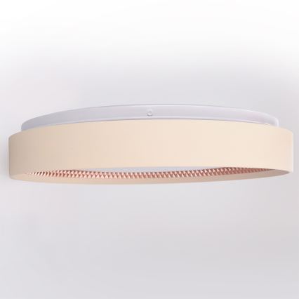 Brilagi - LED regulējams griestu gaismeklis WALDO LED/48W/230V 3000-6500K Ø 40 cm bēša/zelta + ar tālvadības pulti