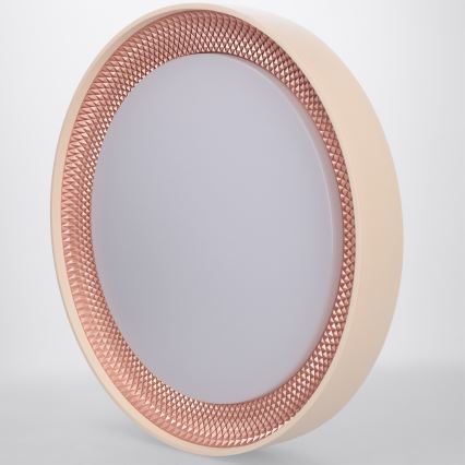Brilagi - LED regulējams griestu gaismeklis WALDO LED/48W/230V 3000-6500K Ø 40 cm bēša/zelta + ar tālvadības pulti