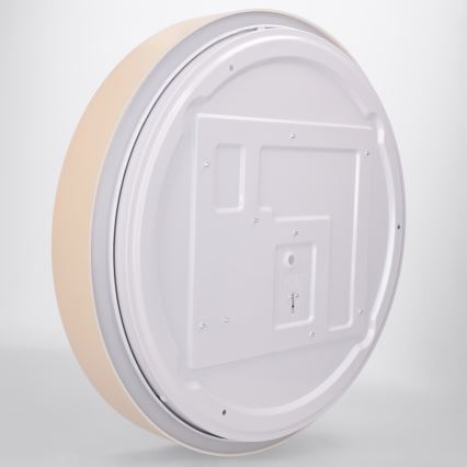 Brilagi - LED regulējams griestu gaismeklis WALDO LED/48W/230V 3000-6500K Ø 40 cm bēša/zelta + ar tālvadības pulti