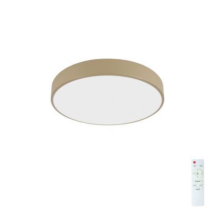 Brilagi - LED regulējama griestu lampas POOL LED/36W/230V 3000-6000K ø 30 cm bēša + tālvadības pults