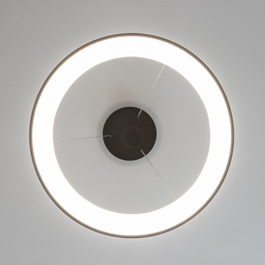 Brilagi - LED aptumšojama lustra uz troses FALCON II LED/99W/230V 3000-6500K Ø 60 cm melna + tālvadības pults