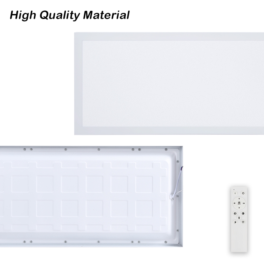 Brilagi - LED Regulējama griestu lampa FRAME SMART LED/30W/230V 30x60 cm 3000-6000K IP44 baltā + tālvadības pults