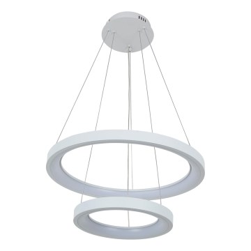 Brilagi - LED regulējama lustra uz kabeļa FALCON SLIM LED/68W/230V 3000-6500K Ø 50 cm balta + tālvadības pults
